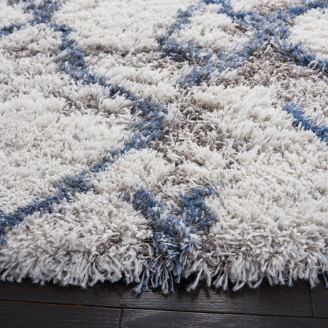 Safavieh Horizon Shag Hzn894M Ivory/Blue Rugs - Safavieh - hzn894m - 7r