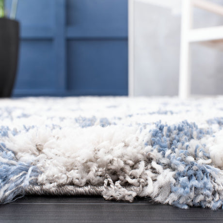 Safavieh Horizon Shag Hzn894M Ivory/Blue Rugs - Safavieh - hzn894m - 7r
