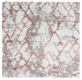 Safavieh Horizon Shag Hzn894P Ivory/Rust Rugs - Safavieh - hzn894p - 7sq