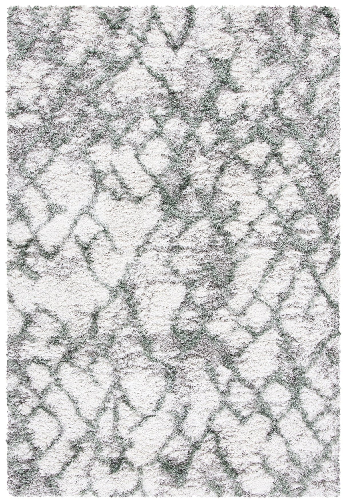 Safavieh Horizon Shag Hzn894Y Ivory/Green Rugs - Safavieh - hzn894y - 3