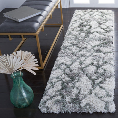 Safavieh Horizon Shag Hzn894Y Ivory/Green Rugs - Safavieh - hzn894y - 7r