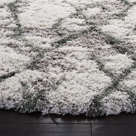 Safavieh Horizon Shag Hzn894Y Ivory/Green Rugs - Safavieh - hzn894y - 7r