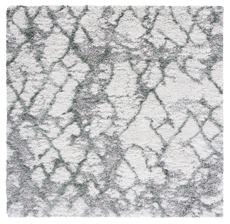 Safavieh Horizon Shag Hzn894Y Ivory/Green Rugs - Safavieh - hzn894y - 7sq
