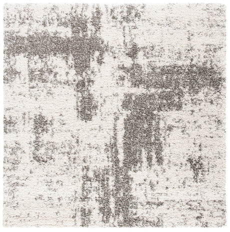 Safavieh Hudson Shag Sgh205A Ivory/Grey Rugs - Safavieh - sgh205a - 7sq