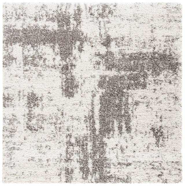 Safavieh Hudson Shag Sgh205A Ivory/Grey Rugs - Safavieh - sgh205a - 7sq