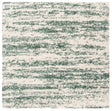 Safavieh Hudson Shag Sgh206Y Ivory/Green Rug - Safavieh - sgh206y - 4sq