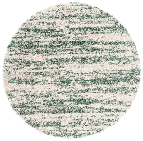 Safavieh Hudson Shag Sgh206Y Ivory/Green Rug - Safavieh - sgh206y - 7r
