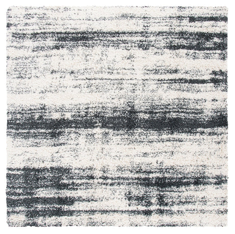 Safavieh Hudson Shag Sgh212A Ivory/Dark Grey Rugs - Safavieh - sgh212a - 7sq