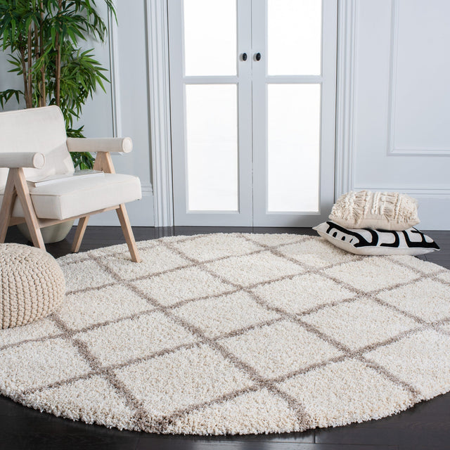 Safavieh Hudson Shag Sgh222A Ivory/Beige Rugs - Safavieh - sgh222a - 7r