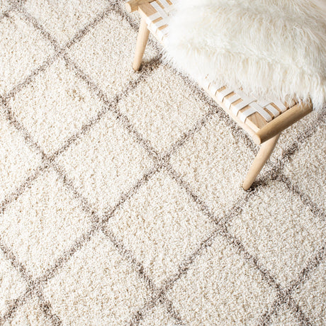 Safavieh Hudson Shag Sgh222A Ivory/Beige Rugs - Safavieh - sgh222a - 7r