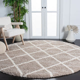 Safavieh Hudson Shag Sgh222B Beige/Ivory Rugs - Safavieh - sgh222b - 7r