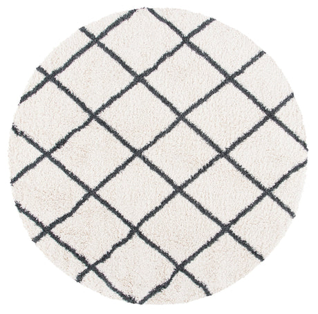 Safavieh Hudson Shag Sgh222C Ivory/Dark Grey Rugs - Safavieh - sgh222c - 7r