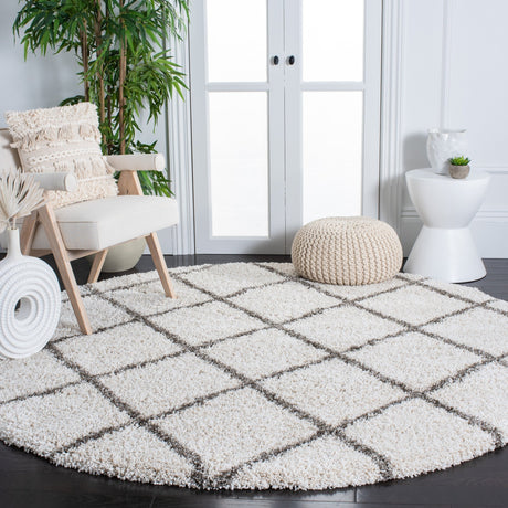 Safavieh Hudson Shag Sgh222D Ivory/Grey Rugs - Safavieh - sgh222d - 7r