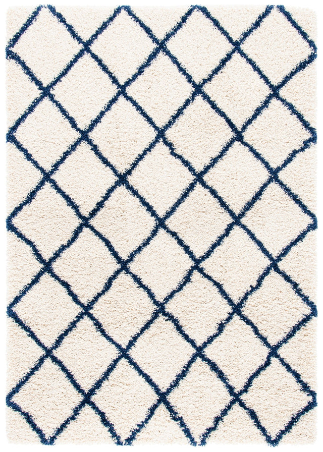 Safavieh Hudson Shag Sgh222E Ivory/Navy Rugs - Safavieh - sgh222e - 4