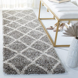 Safavieh Hudson Shag Sgh222F Grey/Ivory Rugs - Safavieh - sgh222f - 7r