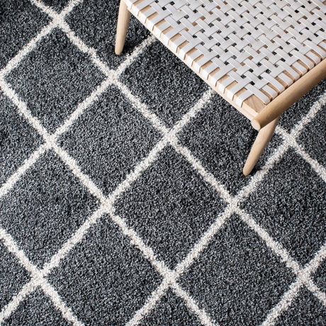 Safavieh Hudson Shag Sgh222G Dark Grey/Ivory Rugs - Safavieh - sgh222g - 7r