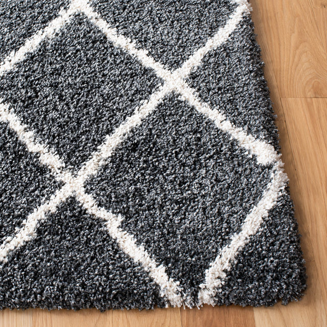 Safavieh Hudson Shag Sgh222G Dark Grey/Ivory Rugs - Safavieh - sgh222g - 7r