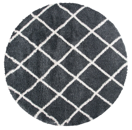 Safavieh Hudson Shag Sgh222G Dark Grey/Ivory Rugs - Safavieh - sgh222g - 7r