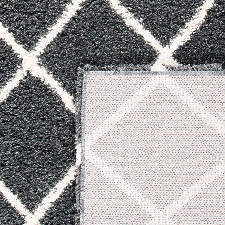 Safavieh Hudson Shag Sgh222G Dark Grey/Ivory Rugs - Safavieh - sgh222g - 7r