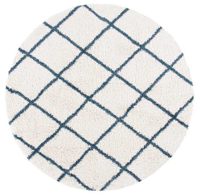 Safavieh Hudson Shag Sgh222J Ivory/Slate Blue Rugs - Safavieh - sgh222j - 7r