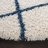 Safavieh Hudson Shag Sgh222J Ivory/Slate Blue Rugs - Safavieh - sgh222j - 7r