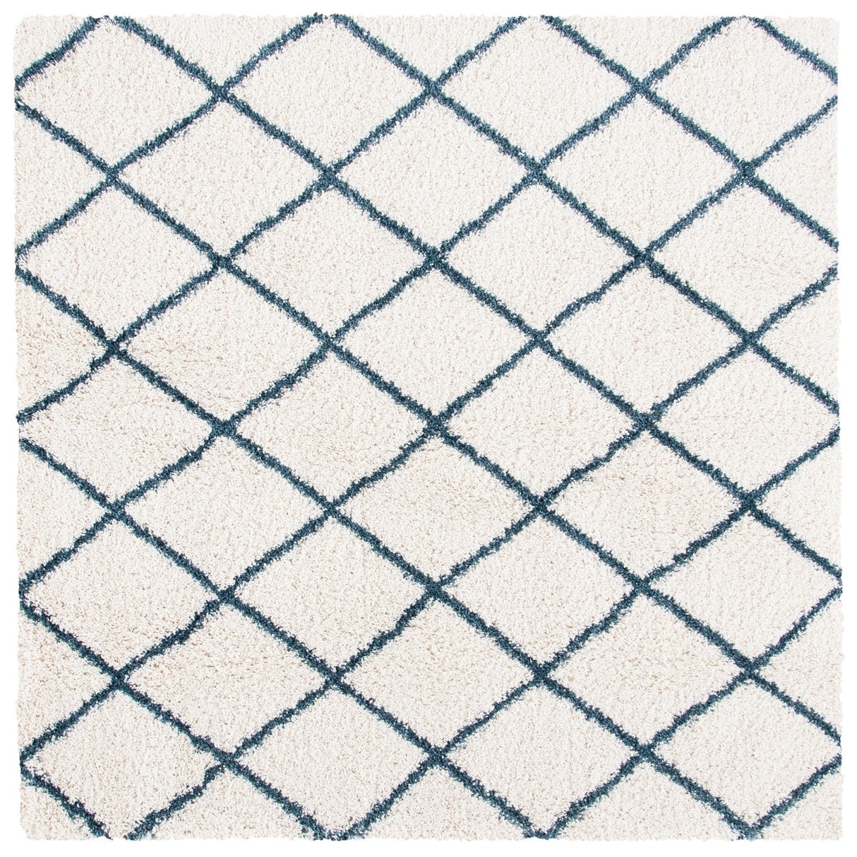 Safavieh Hudson Shag Sgh222J Ivory/Slate Blue Rugs - Safavieh - sgh222j - 7sq