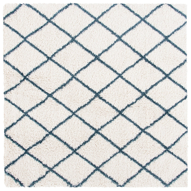 Safavieh Hudson Shag Sgh222J Ivory/Slate Blue Rugs - Safavieh - sgh222j - 7sq