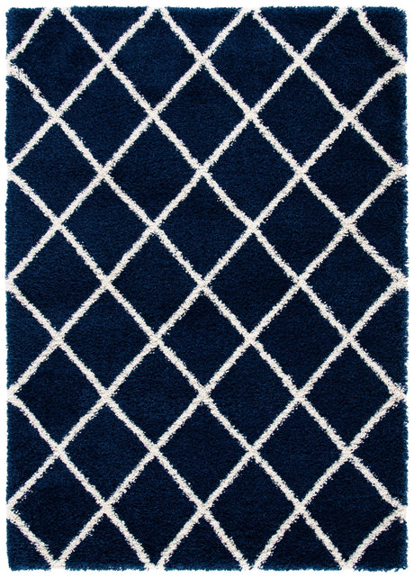 Safavieh Hudson Shag Sgh222N Navy/Ivory Rugs - Safavieh - sgh222n - 4