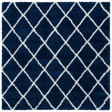 Safavieh Hudson Shag Sgh222N Navy/Ivory Rugs - Safavieh - sgh222n - 7sq