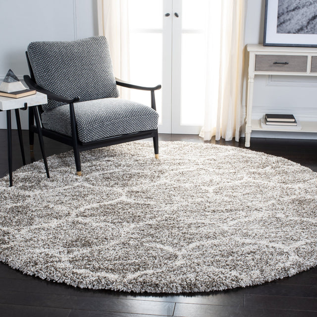 Safavieh Hudson Shag Sgh265F Grey/Ivory Rugs - Safavieh - sgh265f - 7r