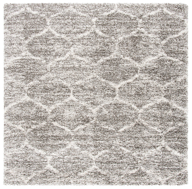 Safavieh Hudson Shag Sgh265F Grey/Ivory Rugs - Safavieh - sgh265f - 7sq