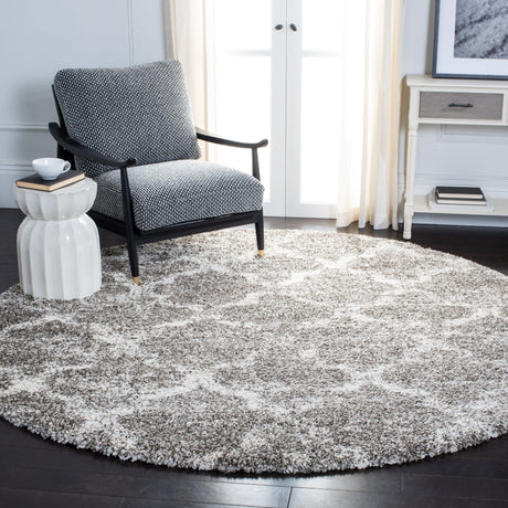 Safavieh Hudson Shag Sgh269F Grey/Ivory Rugs - Safavieh - sgh269f - 7r