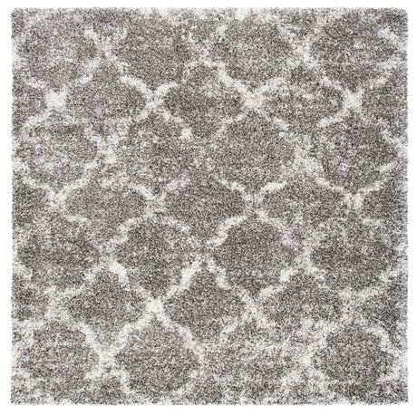 Safavieh Hudson Shag Sgh269F Grey/Ivory Rugs - Safavieh - sgh269f - 7sq