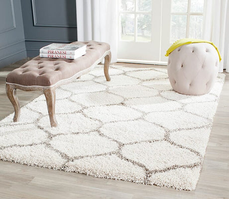 Safavieh Hudson Shag Sgh280A Ivory/Grey Rug - Safavieh - sgh280a - 2