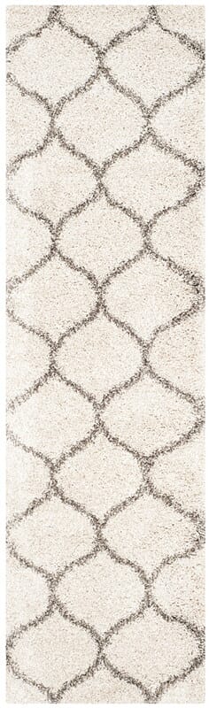 Safavieh Hudson Shag Sgh280A Ivory/Grey Rug - Safavieh - sgh280a - 24