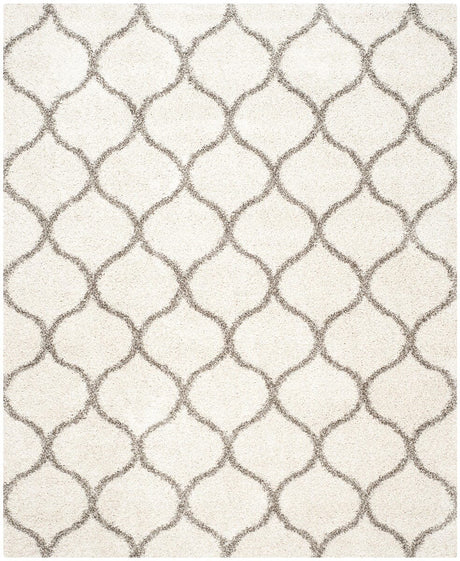 Safavieh Hudson Shag Sgh280A Ivory/Grey Rug - Safavieh - sgh280a - 7r