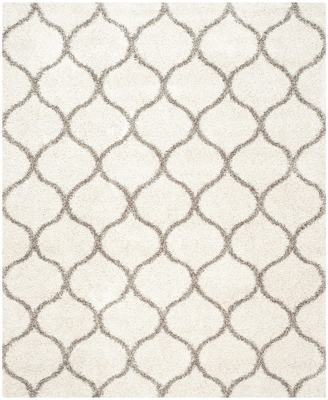 Safavieh Hudson Shag Sgh280A Ivory/Grey Rug - Safavieh - sgh280a - 7r