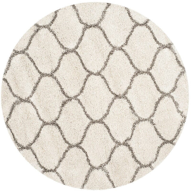 Safavieh Hudson Shag Sgh280A Ivory/Grey Rug - Safavieh - sgh280a - 7r