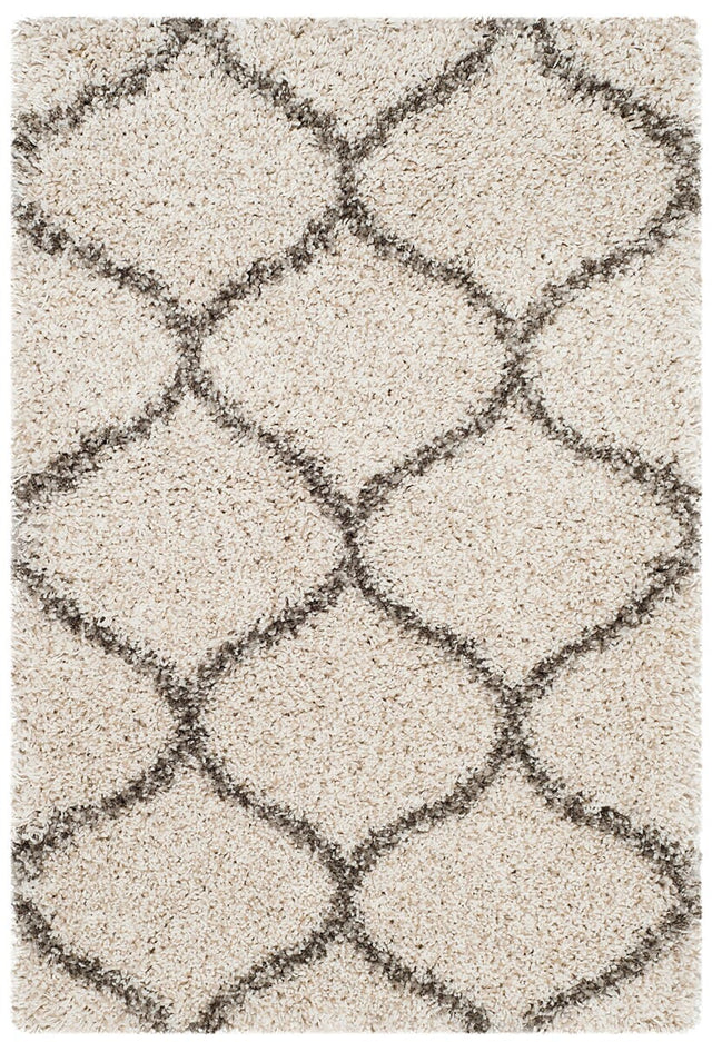 Safavieh Hudson Shag Sgh280A Ivory/Grey Rug - Safavieh - sgh280a - 7r