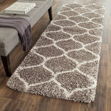 Safavieh Hudson Shag Sgh280B Grey/Ivory Rug - Safavieh - sgh280b - 3sq