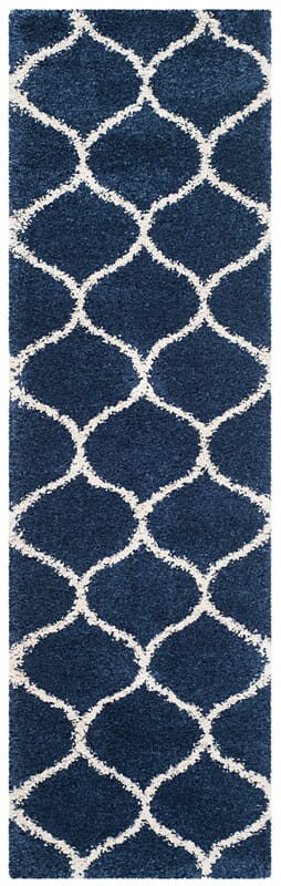 Safavieh Hudson Shag Sgh280C Navy/Ivory Rug - Safavieh - sgh280c - 26