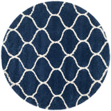 Safavieh Hudson Shag Sgh280C Navy/Ivory Rug - Safavieh - sgh280c - 7r
