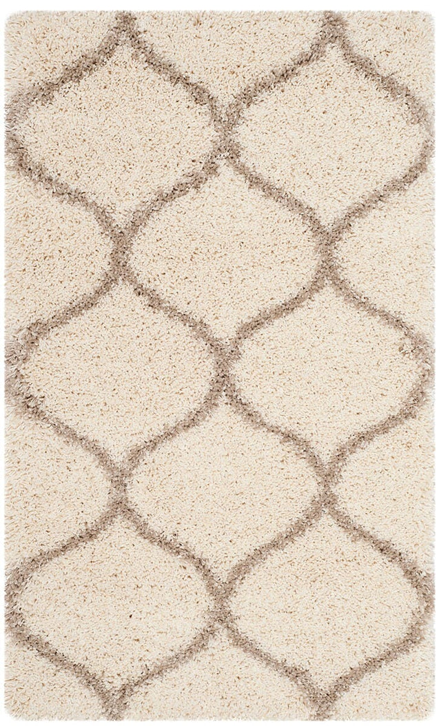 Safavieh Hudson Shag Sgh280D Ivory/Beige Rug - Safavieh - sgh280d - 3r