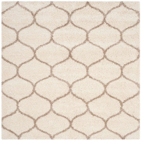 Safavieh Hudson Shag Sgh280D Ivory/Beige Rug - Safavieh - sgh280d - 3sq