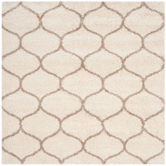 Safavieh Hudson Shag Sgh280D Ivory/Beige Rug - Safavieh - sgh280d - 3sq