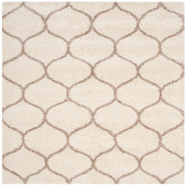 Safavieh Hudson Shag Sgh280D Ivory/Beige Rug - Safavieh - sgh280d - 7sq