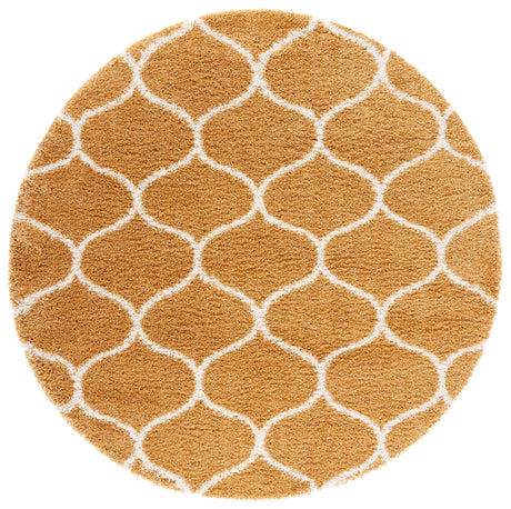 Safavieh Hudson Shag Sgh280E Gold/Ivory Rugs - Safavieh - sgh280e - 7r