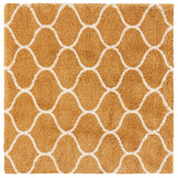 Safavieh Hudson Shag Sgh280E Gold/Ivory Rugs - Safavieh - sgh280e - 7sq