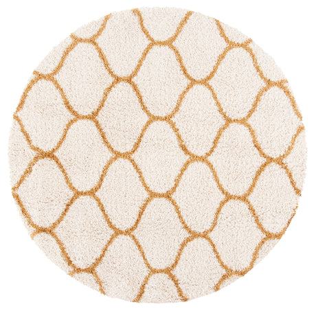 Safavieh Hudson Shag Sgh280F Ivory/Gold Rugs - Safavieh - sgh280f - 7r