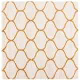 Safavieh Hudson Shag Sgh280F Ivory/Gold Rugs - Safavieh - sgh280f - 7sq